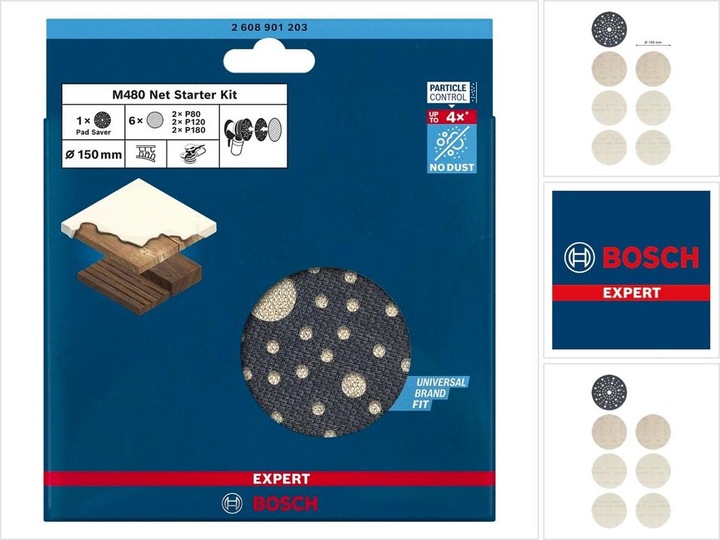 Produktbild Bosch Professional Zubehör Expert M480 Starter-Set (80, 120, 180)