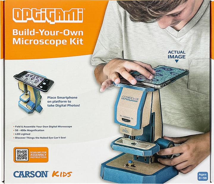Produktbild Carson Optigami Mikroskop-Bausatz für Kinder