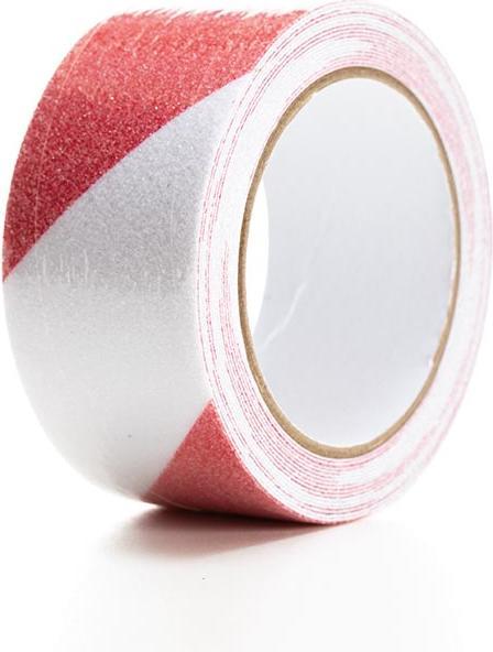 Actual product image Perel Anti-slip tape 5cm x 5m - red/white (50 mm)