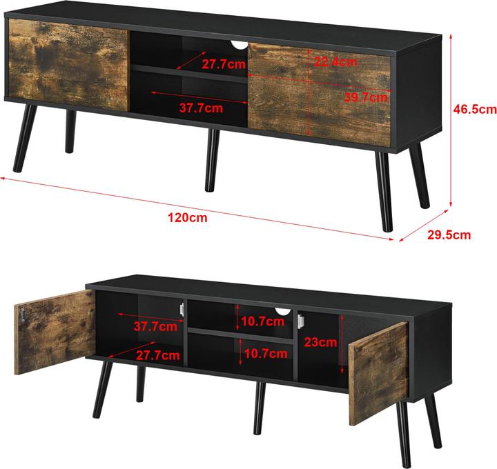 Image du produit En.Casa Eskilstuna (120 x 29.5 x 46.5 cm)