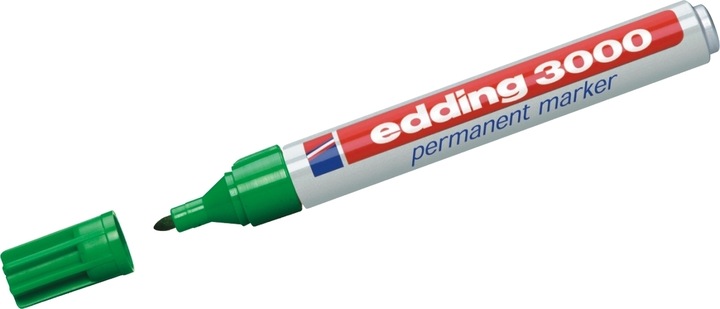 Actual product image Edding Permanent Marker 3000 (Green, 1.50 mm, 1 x)
