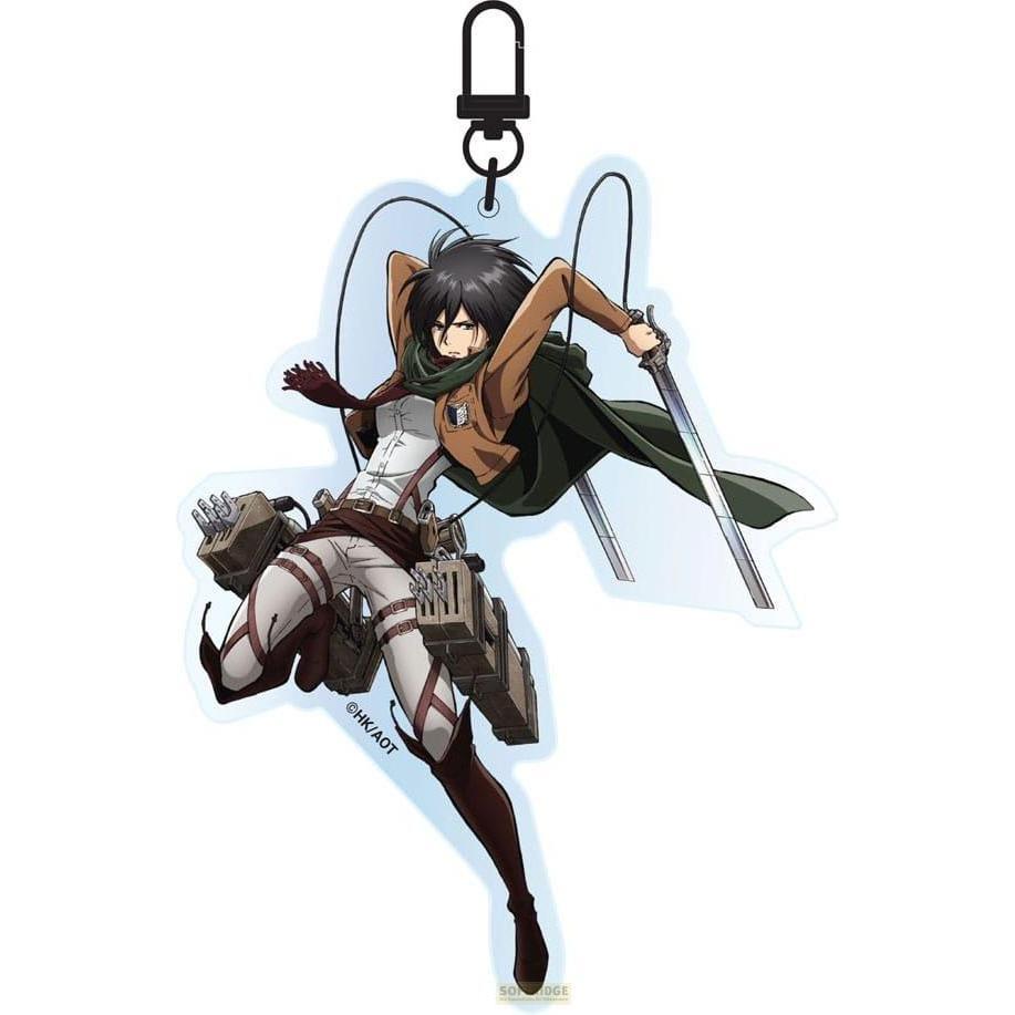 POPbuddies, Portachiavi, Attack on Titan Acryl Schlüsselanhänger Mikasa Ackermann, Multicolore
