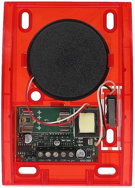 Produktbild Satel SIREN INDOOR W.BATTERY Raudonas/SPW-250 R