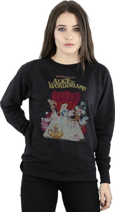 Immagine prodotto Alice In Wonderland Felpa in cotone da donna/ragazzo Poster Retro (XL)