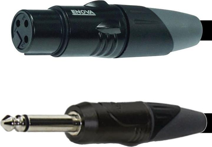 Produktbild Enova XLR F Jack Kabel - XLR Adapterkabel asymmetrisch 2 pin 10 Meter (10 m, XLR)