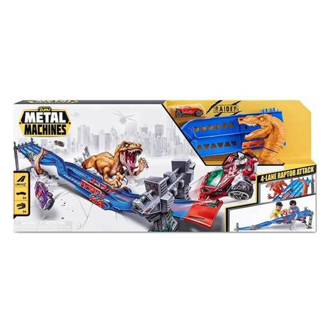 Zuru Macchine Metalliche - Playset - Set D'attacco Raptor A 4 Corsie (6740)