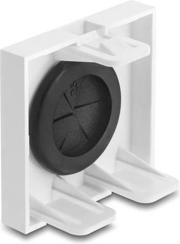 Immagine prodotto Delock Easy 45 Kabeldurchführung rund Ø 21 mm weiss / schwarz (Foro cavo, 4.50 cm)