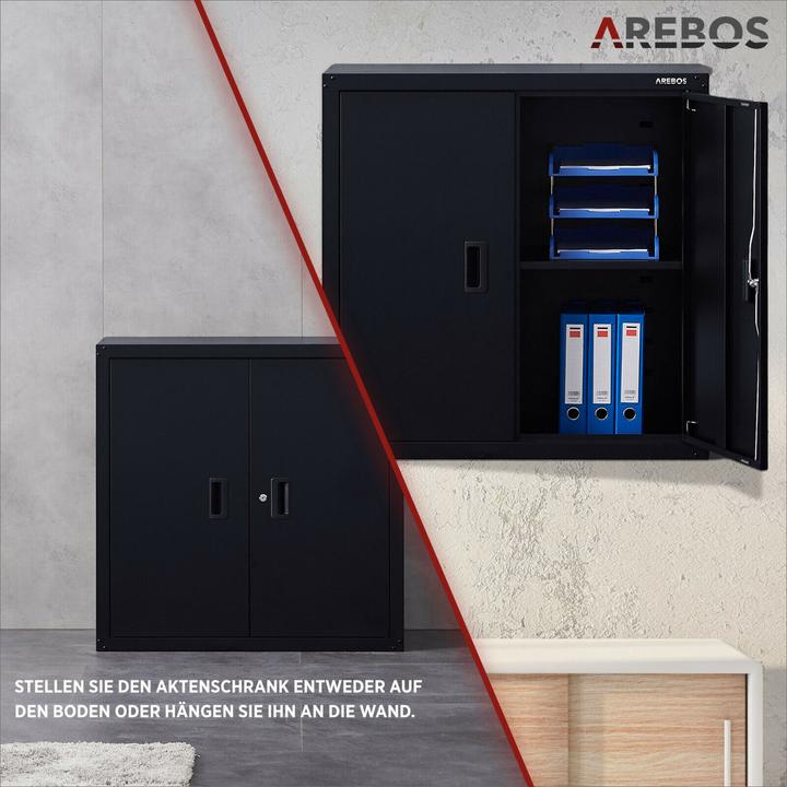 Image du produit Arebos Aktenschrank (90 x 90 x 40 cm)