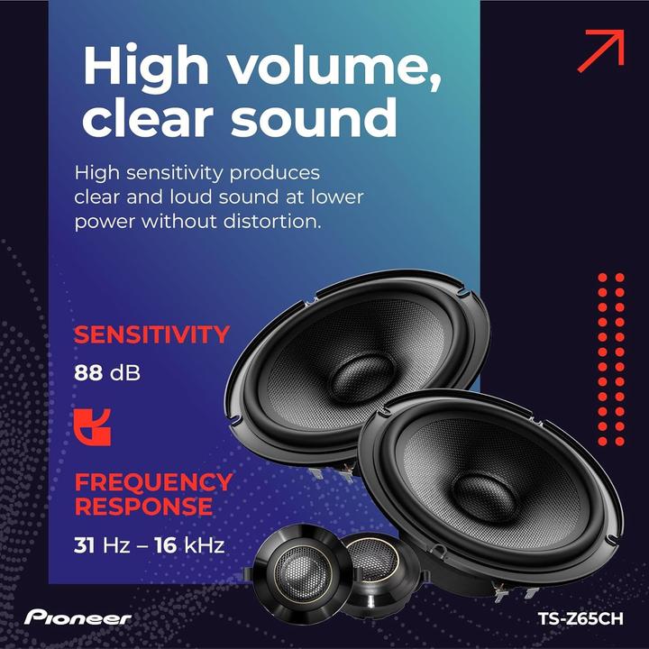 Produktbild Pioneer TSZ65CH Sistema Altoparlanti Componenti (330 W, 17 cm)