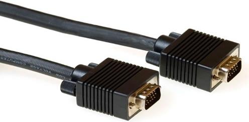 Image du produit VGA connection cable male-male black 3 m 3m VGA (D-Sub) VGA (D-Sub) noir Câble VGA (3 m, VGA)