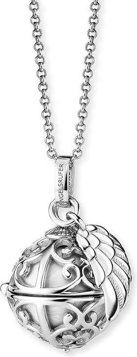 Immagine prodotto Engelsrufer Collana Angelcaller con palla canterina e ali in argento (Ottone, Argento 925, 45 cm)