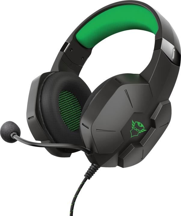 Actual product image Trust Headset GXT 323X Carus Schwarz (Cable)