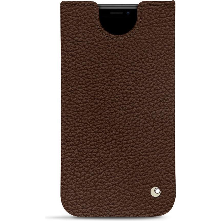 Noreve Lederschutzhülle (Apple iPhone 11 Pro), Smartphone Hülle, Braun