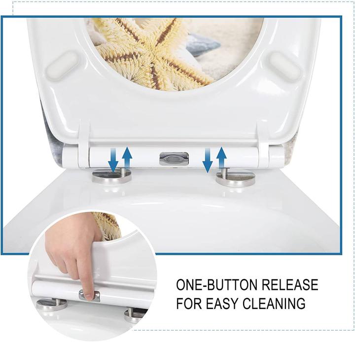 Produktbild Woltu Toilettendeckel Seestern