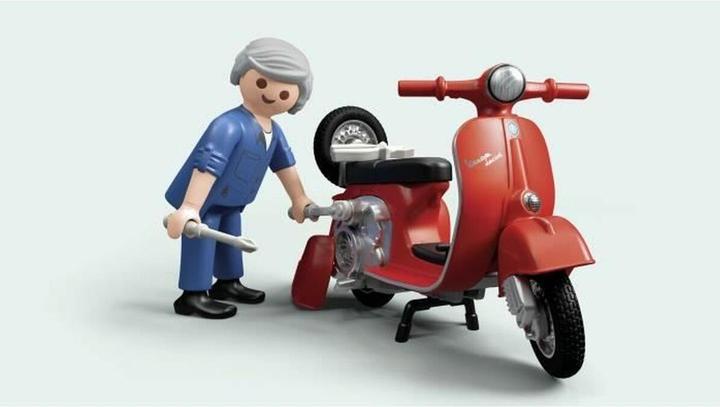 Productafbeelding Playmobil jaren 60 Vespa werkplaats (71620, Playmobil Stadsleven)