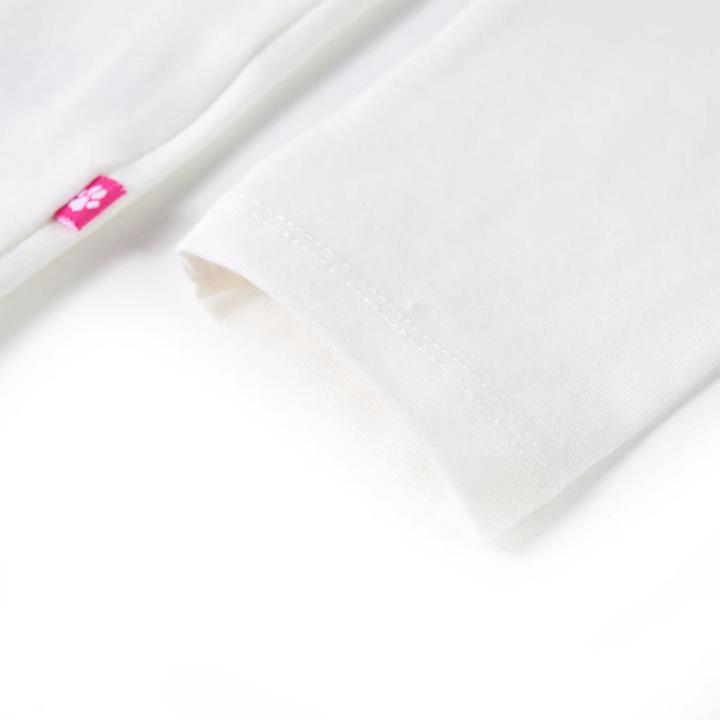 Produktbild VidaXL Kinder-Langarmshirt Ecru 140,Material: 95 % Baumwolle. 5 (140)