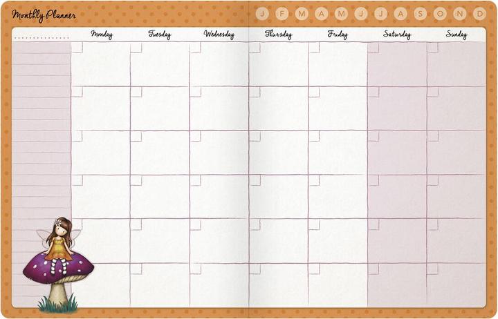 Actual product image Gorjuss Agenda Fireworks (11.5 x 14.5 x 2 cm) (11.5 x 14.5 cm)