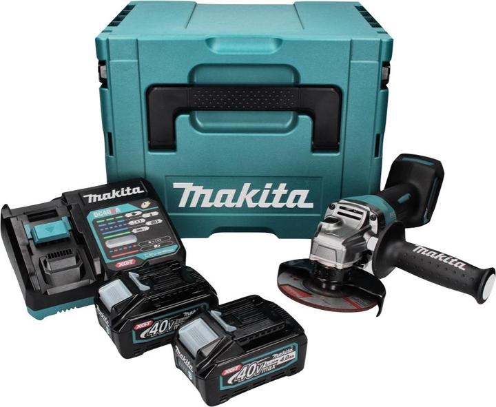 Actual product image Makita 40V Battery angle grinder GA016GM201 (125 mm)