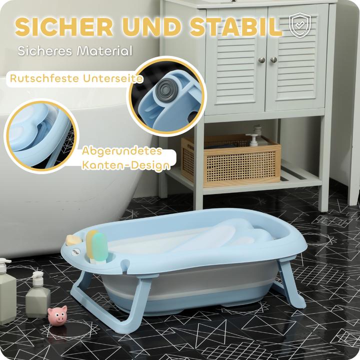 Produktbild Aiyaplay Babywanne Kunststoff, TPE Hellblau