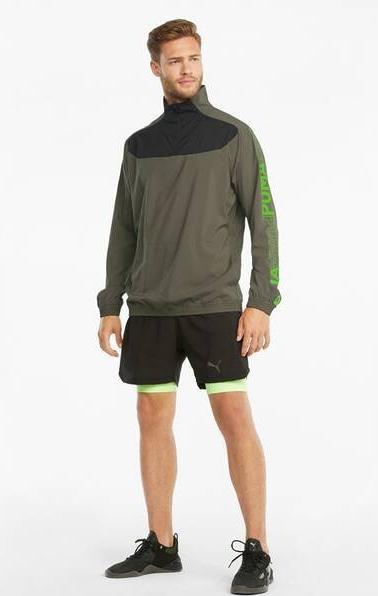 Actual product image Puma TRAIN WOVEN 1/2 ZIP-520902 (S)