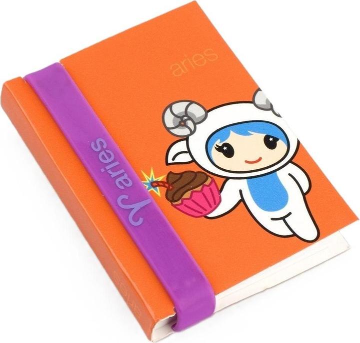 Immagine prodotto Thinking Gifts Sternzeichen - Notizbuch mit Armband - Widder