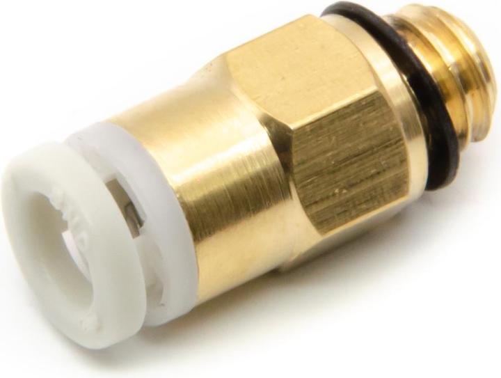Immagine prodotto Purecrea Raccordo a pressione per tubo flessibile in ottone PTFE da 4 mm M6