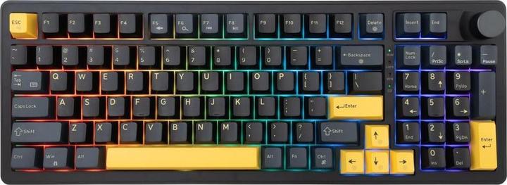 Actual product image White Shark Computer keyboard GK-007151 Excalibur Black US (USA, Cable, Wireless)