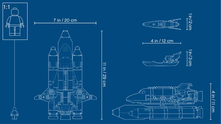 Actual product image LEGO Batman Movie Bat-Space Shuttle (70923, LEGO DC)