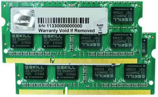 Image du produit G.Skill DDR3 for Mac (2 x 4GB, 1066 MHz, RAM DDR3, SO-DIMM)