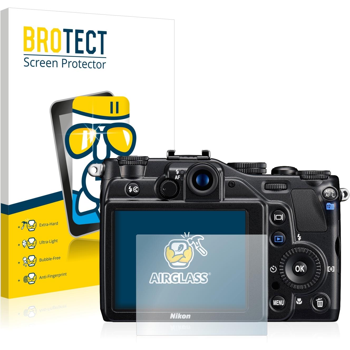 BROTECT AirGlass Panzerglasfolie (Displayschutz, Nikon), Kameraschutz, Transparent