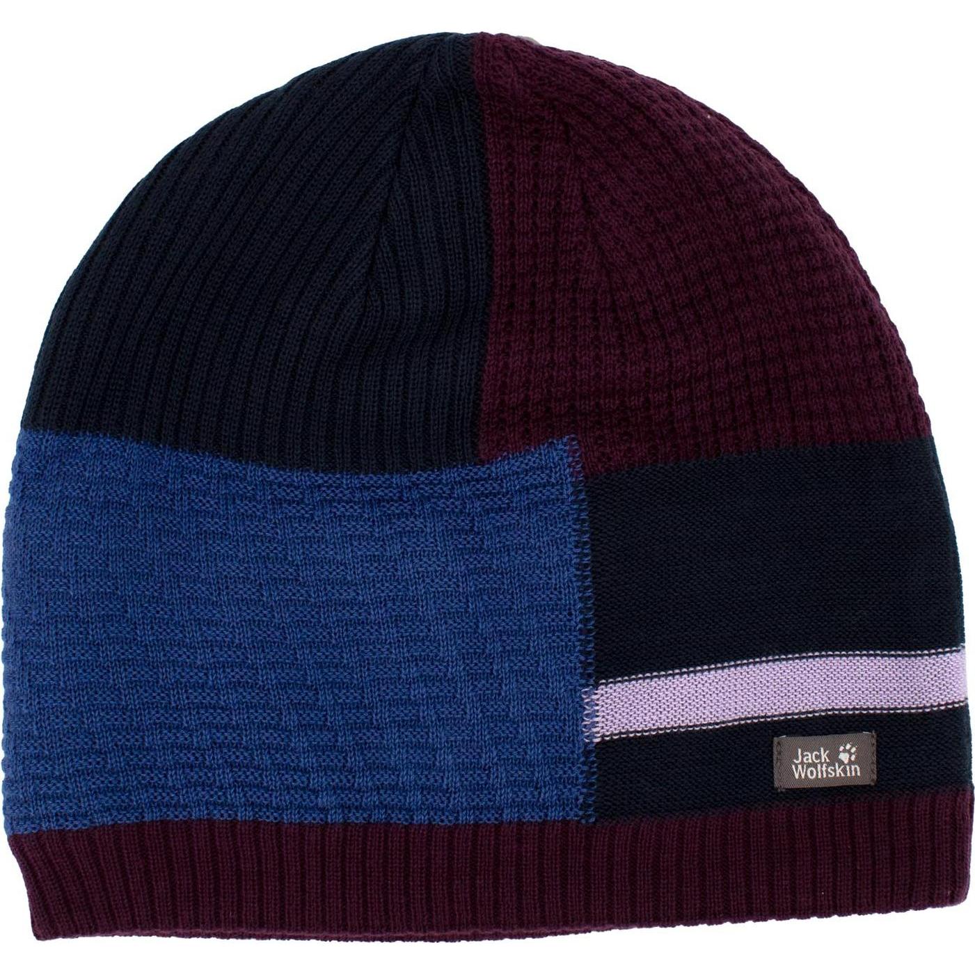 Jack Wolfskin, Herren, Mütze, Stormlock Patch Cap Kinder Winter Mütze Winddicht, Blau