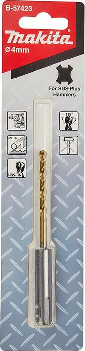 Immagine prodotto Makita Trapano per metallo HSS4,0x105mm SDS+ (4,0 millimetri)