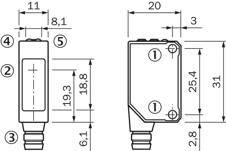 Produktbild Sick WL8-P1131 (4 m)