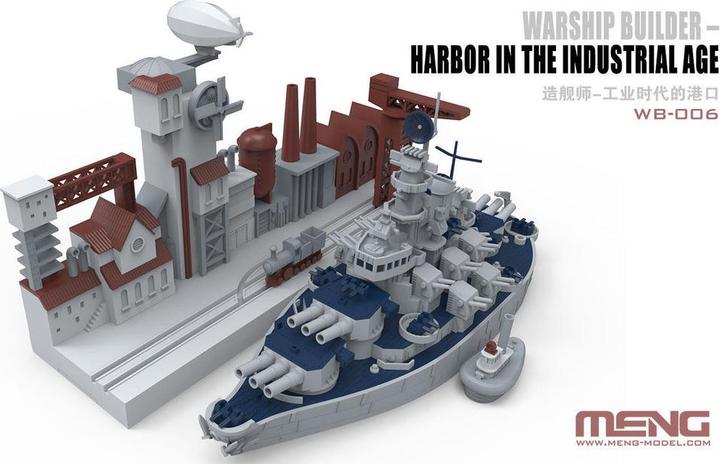 Actual product image Meng-Model Warship Builder-Harbor In The Industrial Age (CARTOON MODEL)