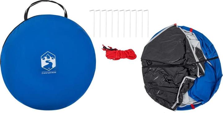 Produktbild VidaXL Strandzelt 2 Personen Pop-Up Wasserdicht (Strandzelt + Strandmuschel, 1.30 kg, 2 Personen)