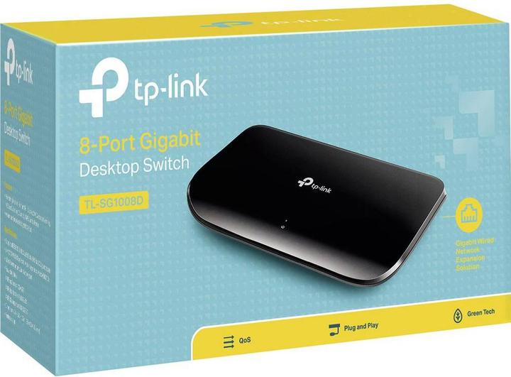 Actual product image TP-Link Tl-Sg1008d (8 Ports)