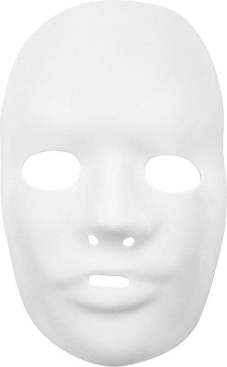 Produktbild Creativ Company Kunststoffmaske Weiss, 24x25,5cm