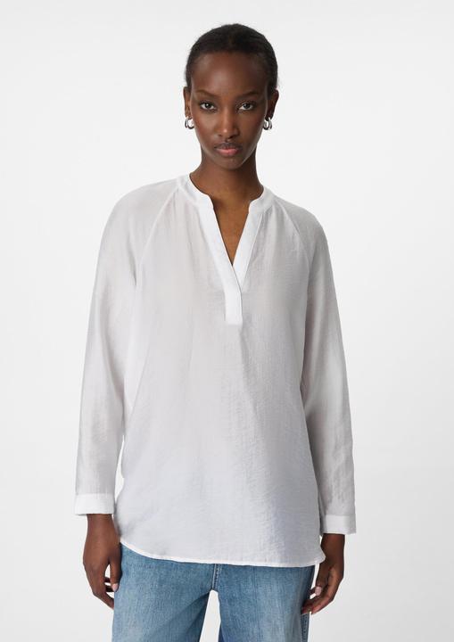 Image du produit Comma Bluse Strukturierte Tunikabluse aus Lyocellmix (44)