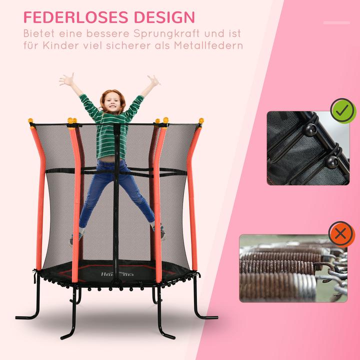 Actual product image Homcom Trampoline with safety net (162 cm)