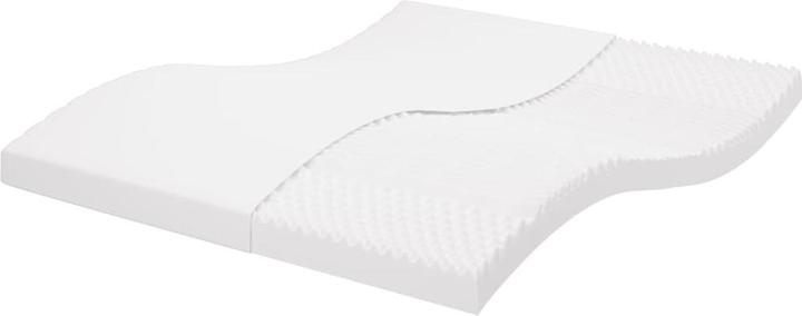 Actual product image VidaXL Schaumstoffmatratze 180 x 210 cm 7-Zonen Härtegrad 20 ILD (180 x 210 cm, Foam core)