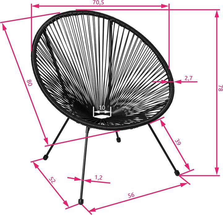 Produktbild tectake Santana