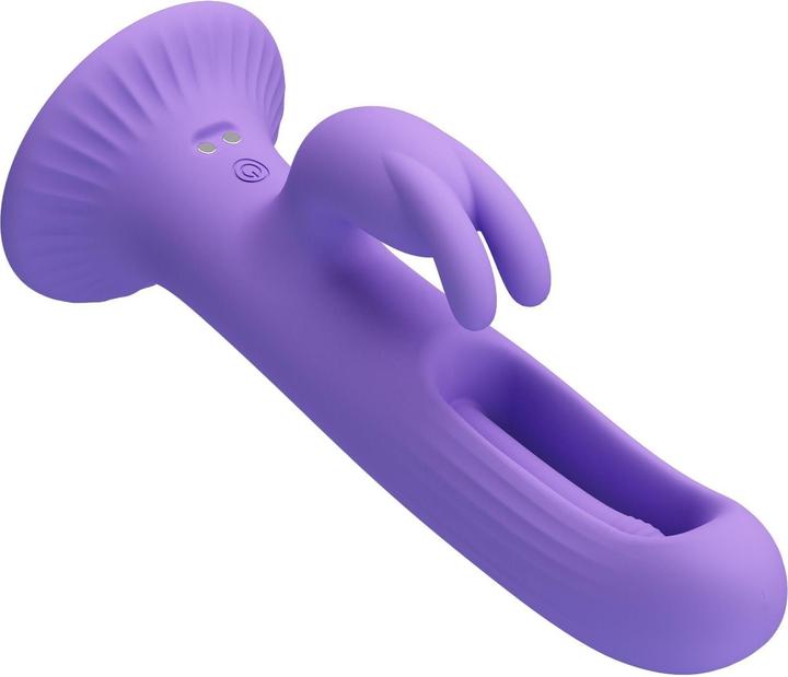 Actual product image Pretty Love - Killmoulis Rabbit Vibrator 12 Vibrationsmodi Lila