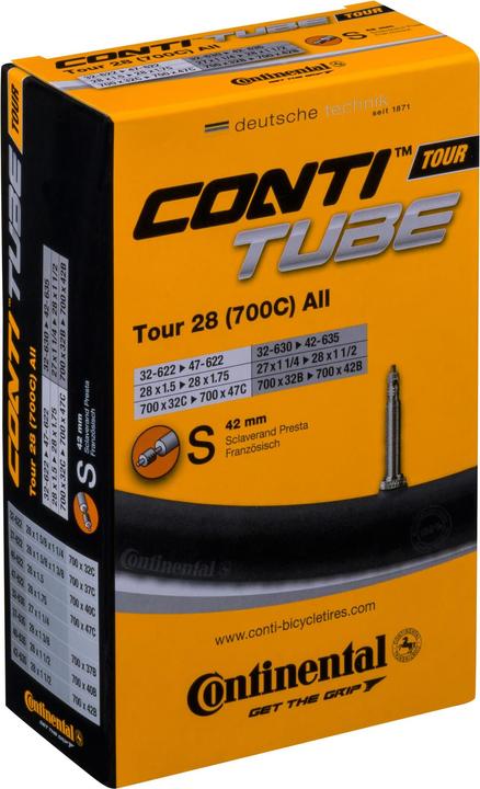 Actual product image Continental Tour Standard (Presta (SV), 28", 42 mm)