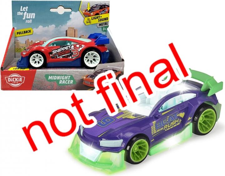Produktbild Dickie Midnight Racer, 2-sort.