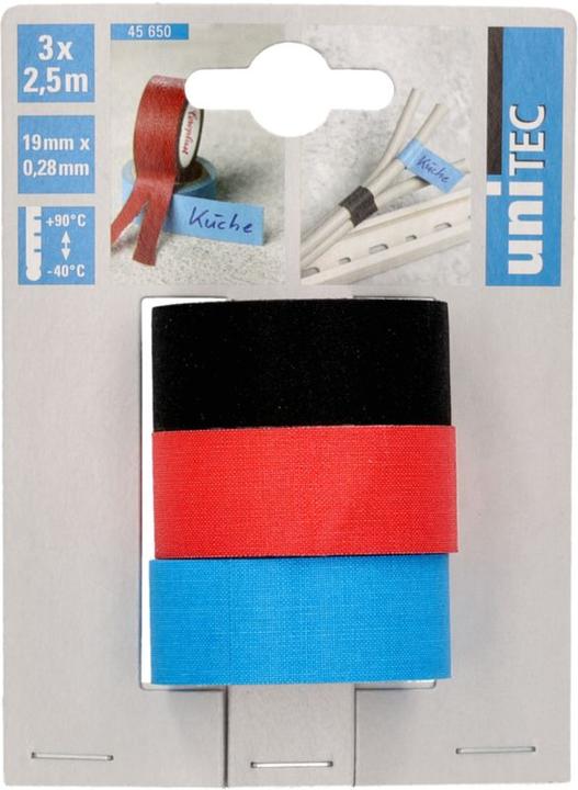 Produktbild Coroplast Gewebe-Klebeband 3-teilig (19 mm)