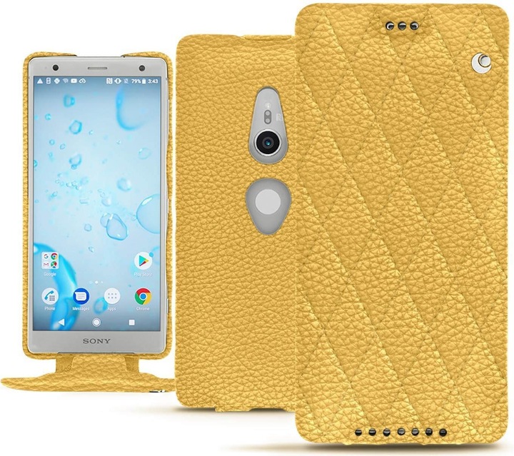 Actual product image Noreve Leather cover vertical (Sony Xperia XZ2)