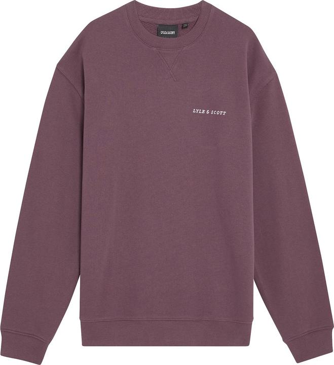 Produktbild Lyle and Scott Sweatshirt mit Pinsel-Schriftzug am Rundhalsausschnitt (M)