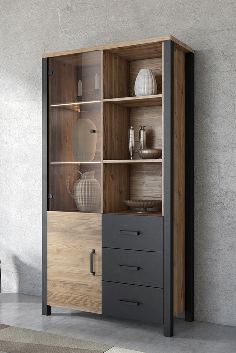 Immagine prodotto Helvetia Möbel Olin WM (101 x 43 x 191 cm)