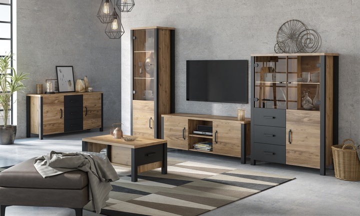 Immagine prodotto Helvetia Möbel Olin WM (101 x 43 x 191 cm)