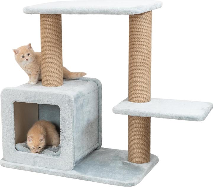 Image du produit Trixie Arbre à chat Elena 83 cm (83 cm, Gris clair, Gris, Sauge, Beige)